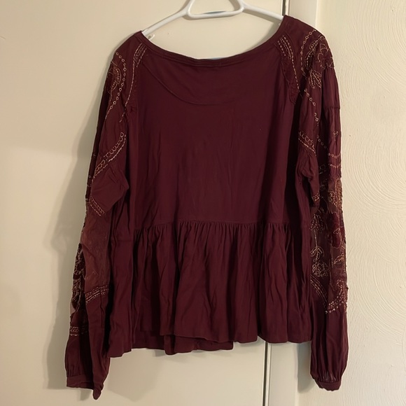 Free People women’s long sleeve top size Medium - Picture 4 of 4